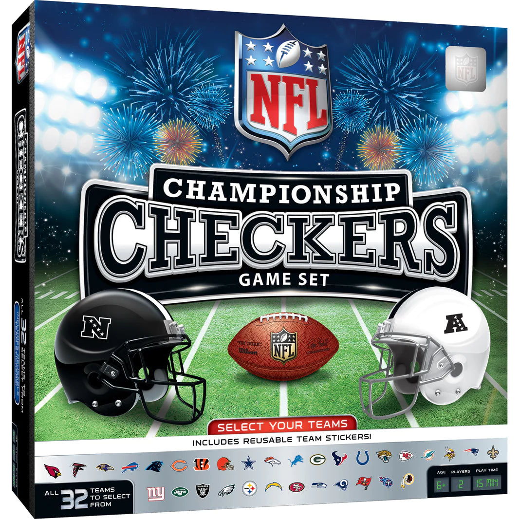 checkers game set - mlb, nhl, and nfl checkers game set - mlb, nhl, and nfl