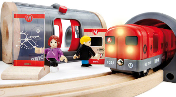 brio metro railway set