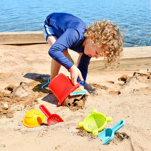 5 piece sand toy set
