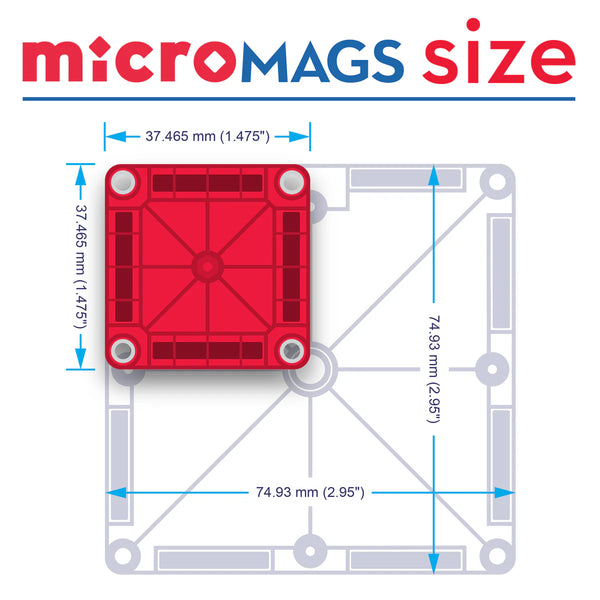 magna-tiles micro mags travel - winter wonderland