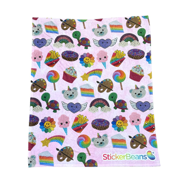 stickerbeans blanket