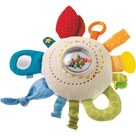 teether cuddly rainbow activity toy