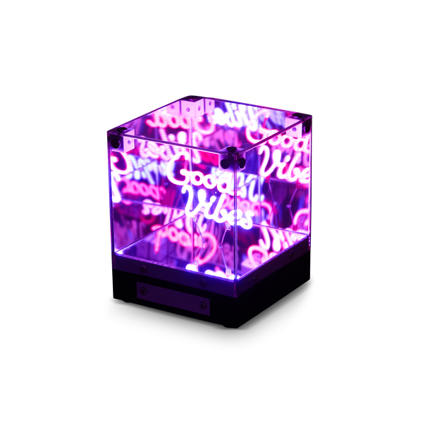 led 3d mirror cube - assorted designs
