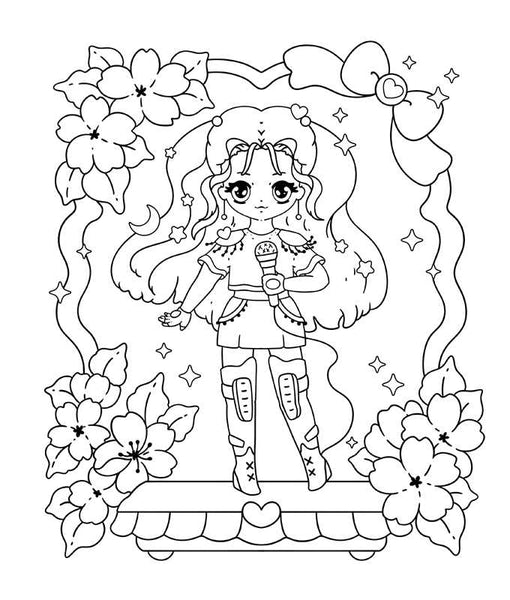the unofficial coloring book for fans of kpop demon hunters