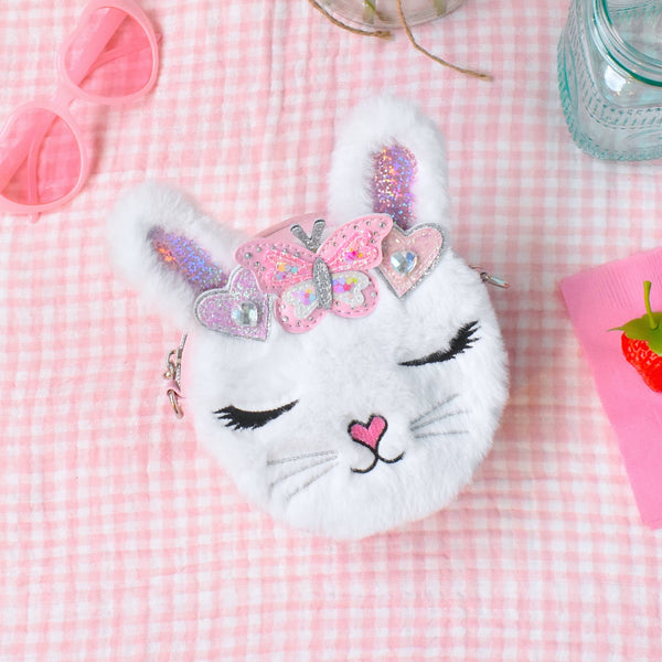 mini plush crossbody bag