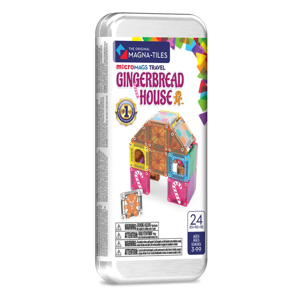 magna-tiles micromags travel - gingerbread house