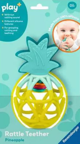 pineapple rattle teether