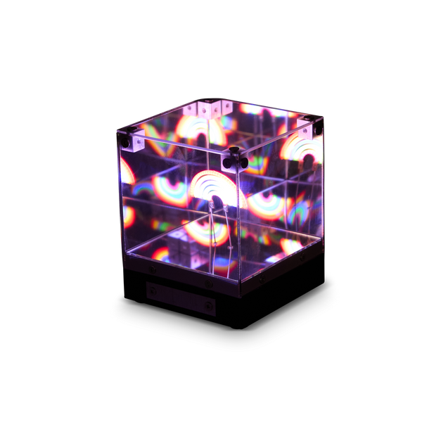 led 3d mirror cube - assorted designs