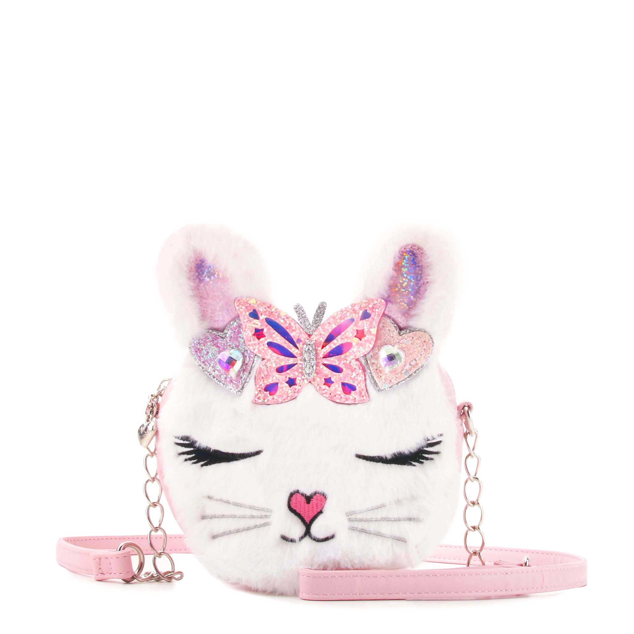 mini plush crossbody bag
