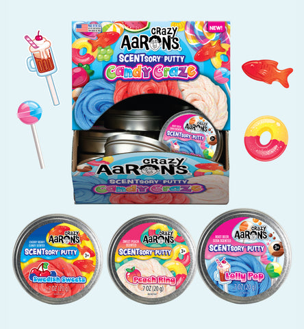 crazy aaron’s scentsory putty - candy craze