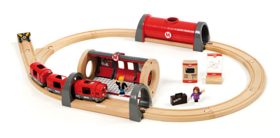 brio metro railway set