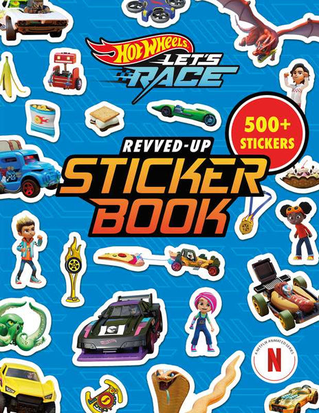 hot wheels revved up sticker book