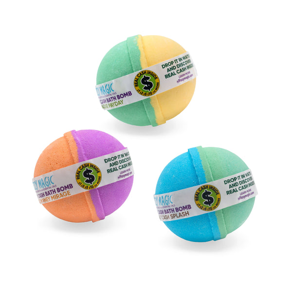 mystery money bath bomb