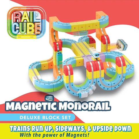 rail cube magnetic monorail - starter set or deluxe set