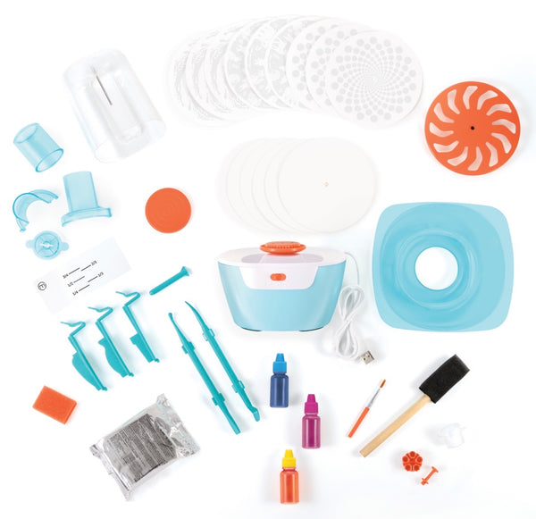 make it real mini pottery and spin art studio