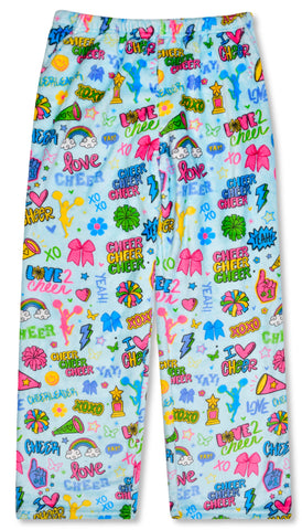 corey paige cheer fuzzie pants