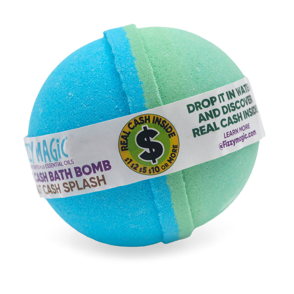 mystery money bath bomb