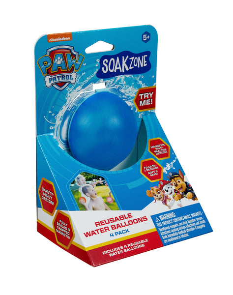 soak zone reusable water balloons - 4 pack