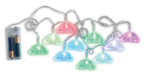 rainbow string lights