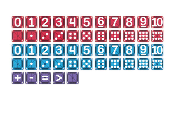 magna-tiles micromags learn numbers