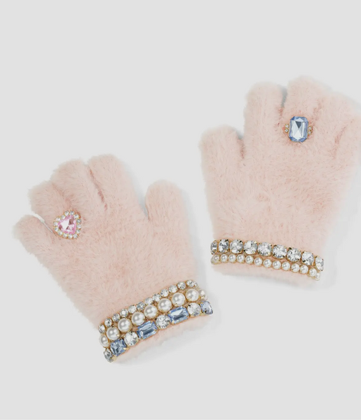 ice skating jeweled gloves