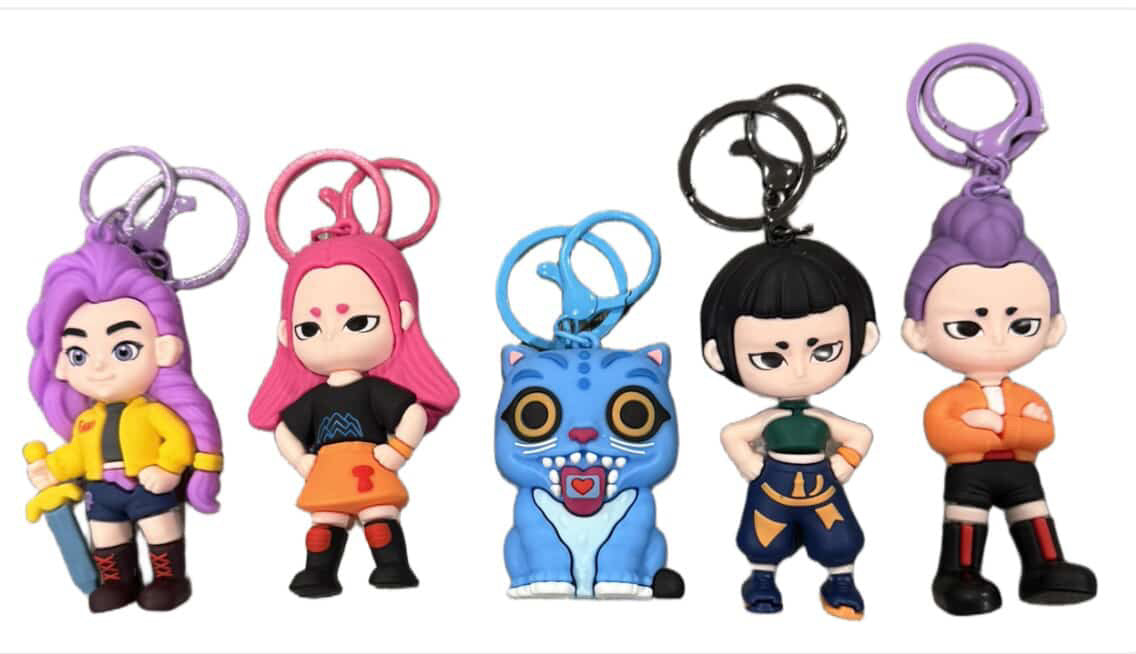 k-pop demon hunters keychain