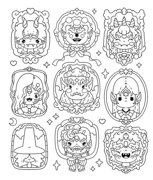 the unofficial coloring book for fans of kpop demon hunters
