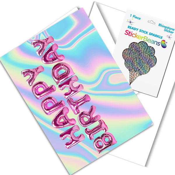 stickerbeans greeting card
