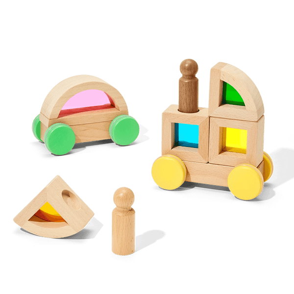 rainbow stem block cars