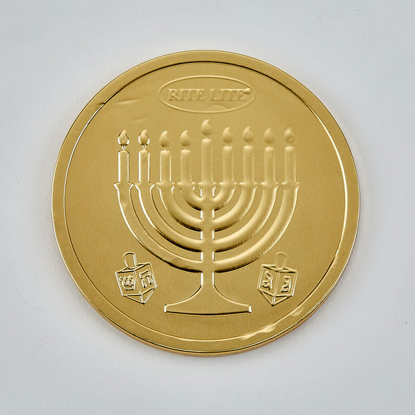chanukah medallion gelt coins