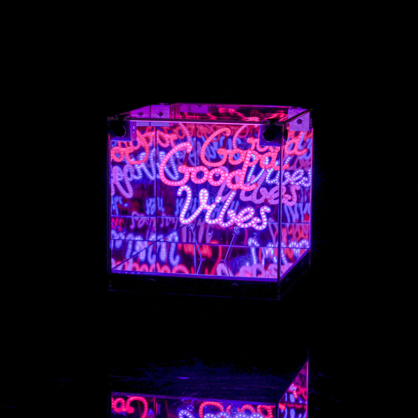 led 3d mirror cube - assorted designs