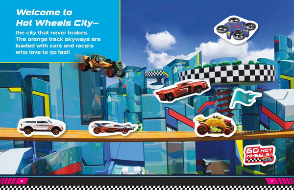 hot wheels revved up sticker book