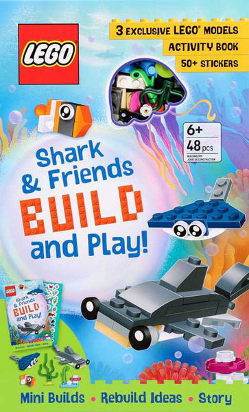 lego shark and friends build and play