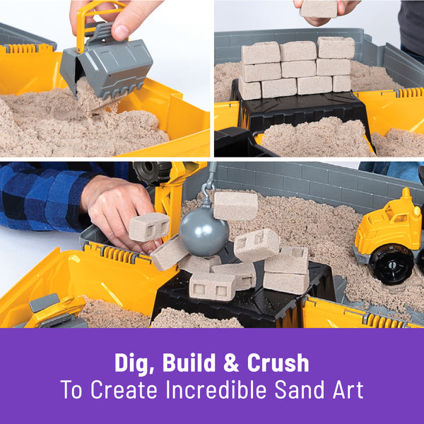 kinetic sand construction site