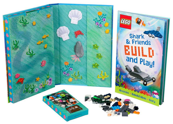 lego shark and friends build and play