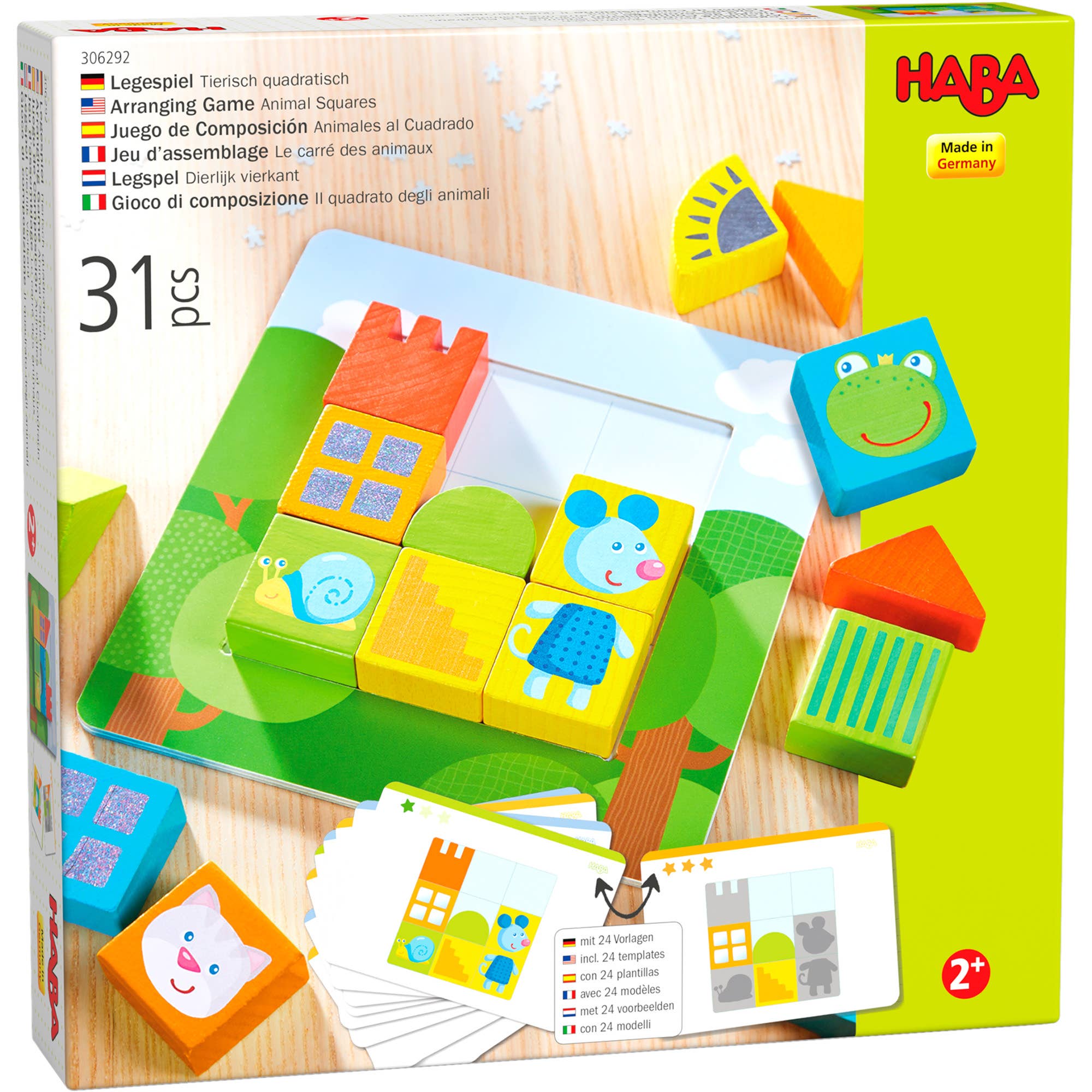 animal squares arranging game