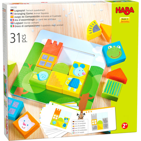animal squares arranging game