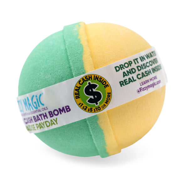 mystery money bath bomb