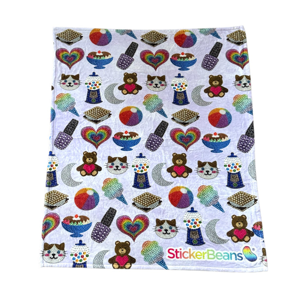stickerbeans blanket