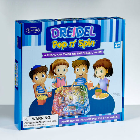 dreidel pop and spin game