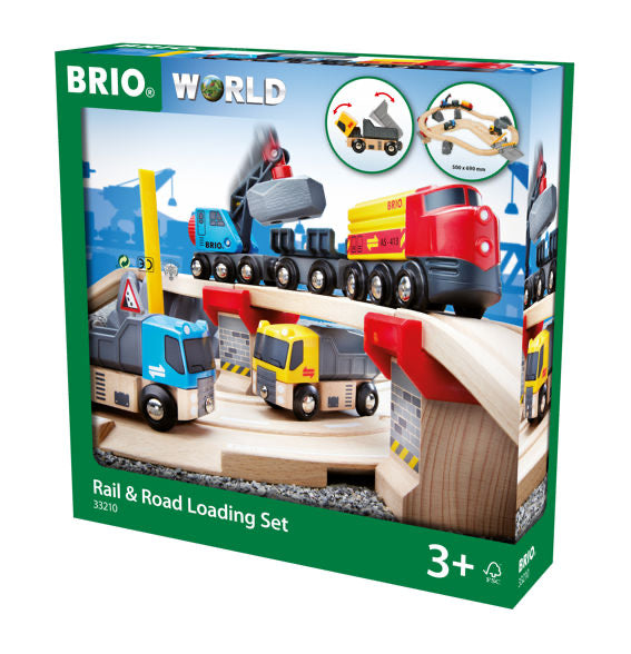 brio rail and road loading set