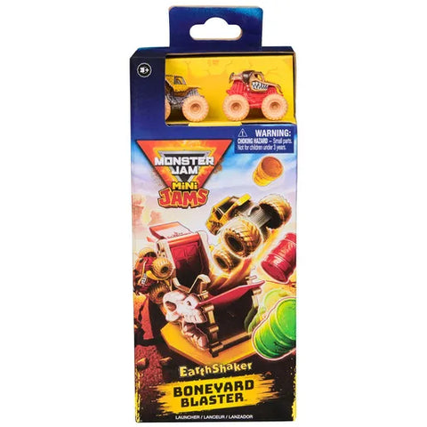 monster jam mini jams earth shaker boneyard blaster