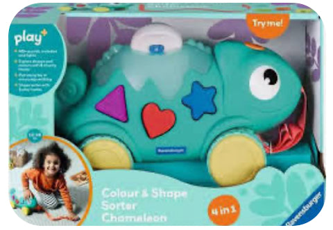 color and shape sorter chameleon
