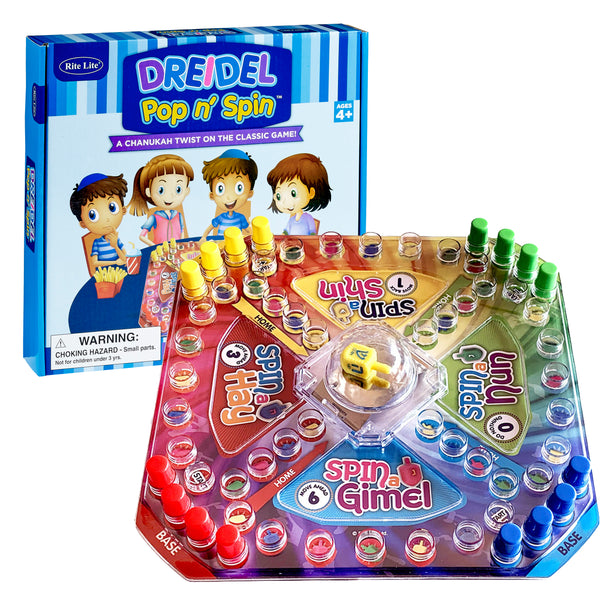 dreidel pop and spin game