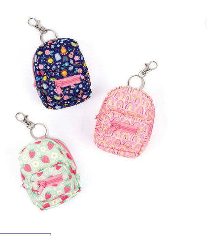 mini backpack with stationery