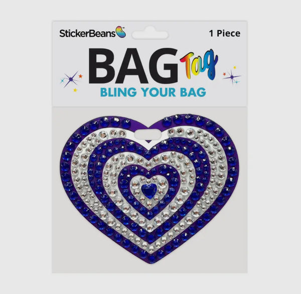 stickerbeans bag tags - assorted designs