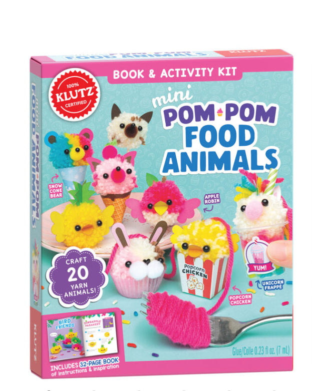 mini pom pom food animals