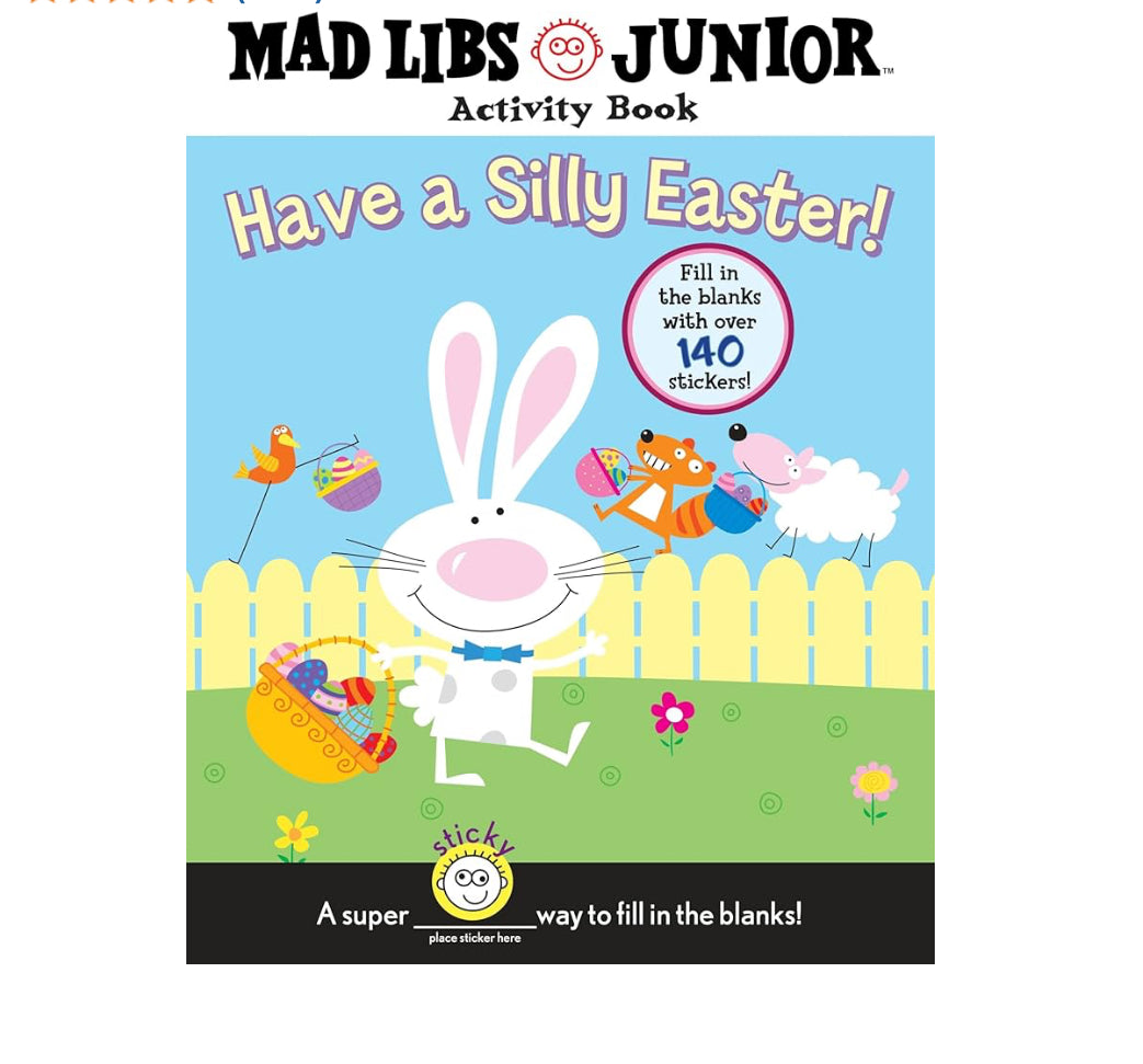 mad libs junior activity book - have a silly easter