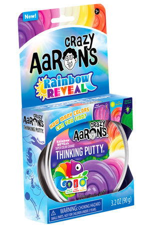 crazy aaron’s thinking putty - rainbow reveal