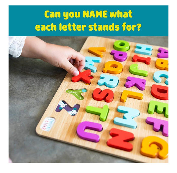 abc and 123 wood puzzles